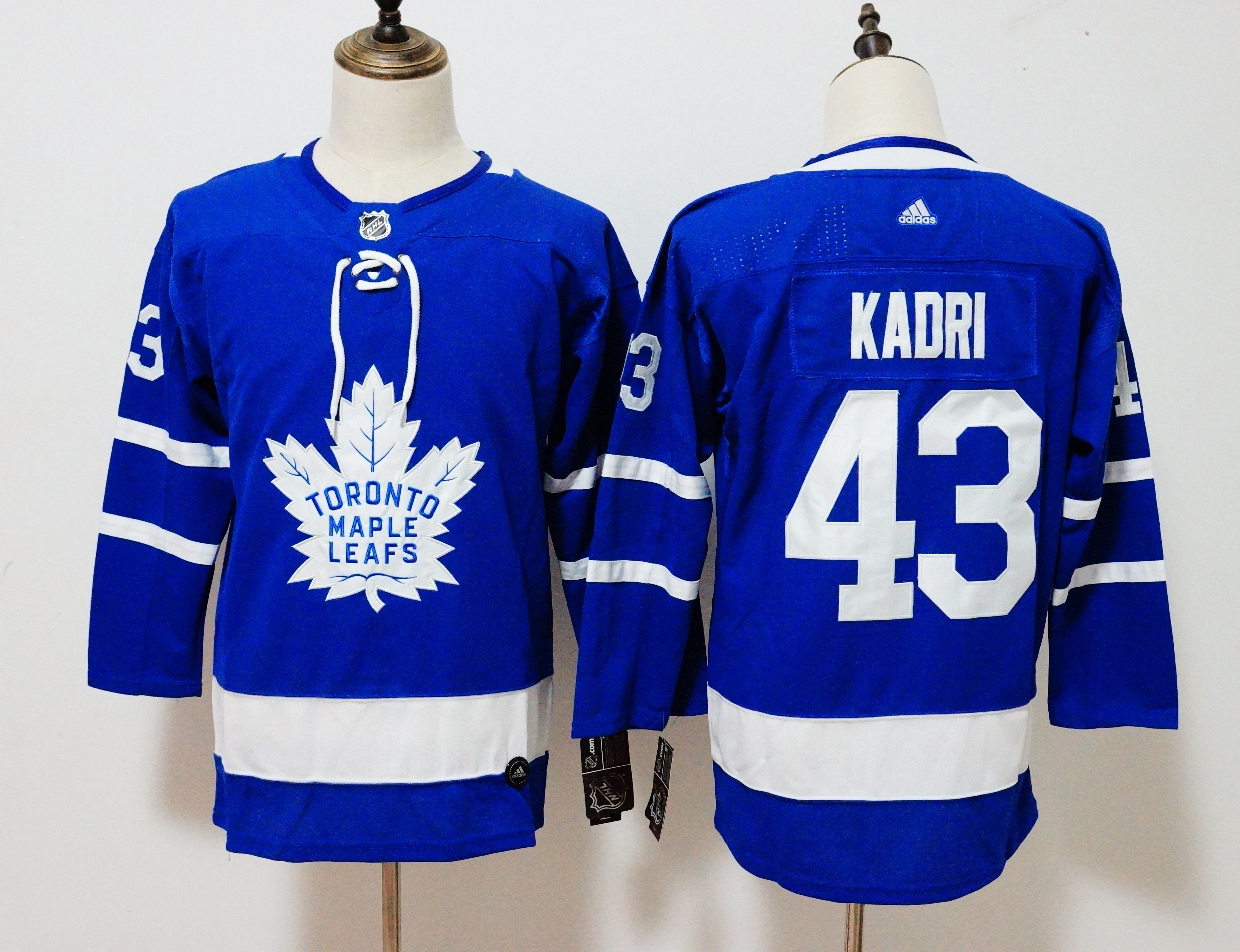 Women Toronto Maple Leafs #43 Kadri Blue Hockey Stitched Adidas NHL Jerseys